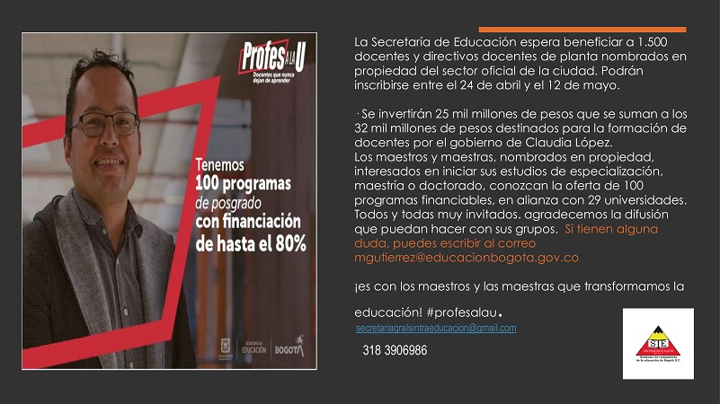 PROFES A LA U DOCENTES QUE NUNCAN DEJAN DE APRENDER